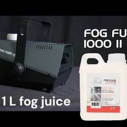 ADJ Fog Fury 1000 II Fog Machine plus 1L fog juice