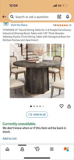 Dinning Round Table
