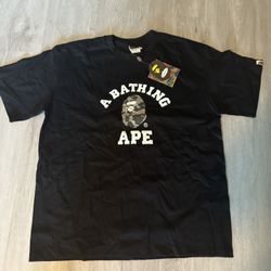 HONEYCOMB CAMO COLLEGE BAPE TEE MENS Size Xl