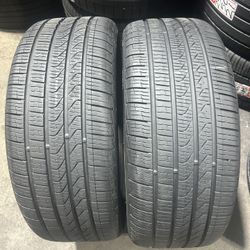 SET OF 2 USED TIRES PIRELLI CINTURATO P7 (RUN FLAT)…225/40/19