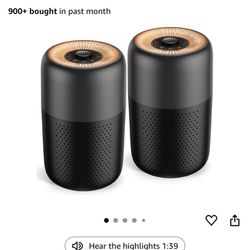 2 Pack YARIKI Air Purifiers for Bedroom 