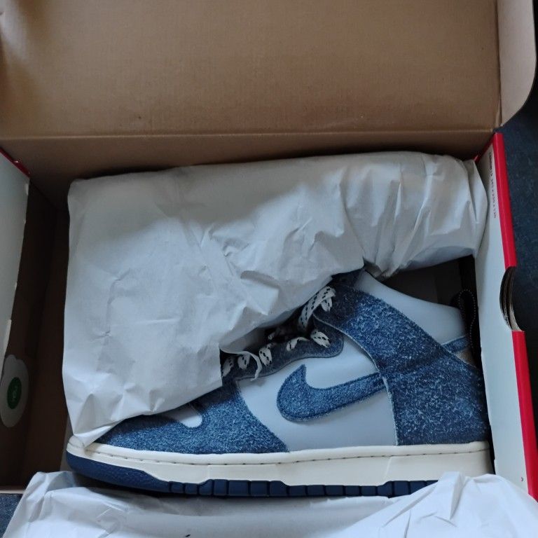 Nike Notre x dunk high midnight navy 9.5 mens