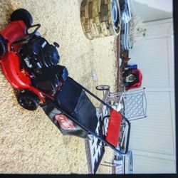 Toro Commercial Self-propelled Lawn Mower Clutch On Blade Just Had Service Very Good Shape New Carburetor All Wheels Adjusters Tight No Play 