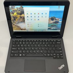 Touchscreen Lenovo Yoga 11e Laptop 12” Intel Celeron 4GB RAM 128GB SSD Windows 11 w/ Charger - $89