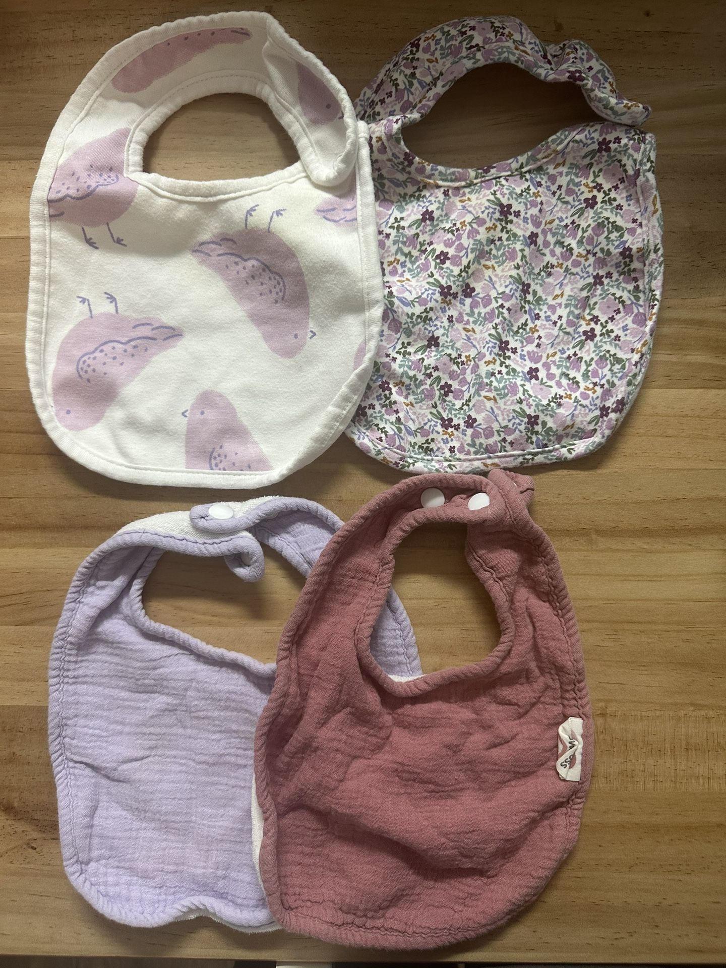 Baby Girl Bibs