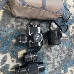 Asahi Pentax K1000 Camera & Accessories 