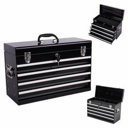 21” Black Metal Heavy Duty 5-Tier Tool Box Locker [NEW IN BOX] **Retails for $118