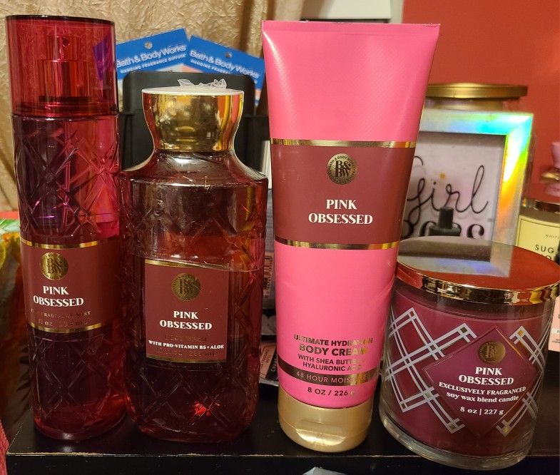 Bath Body Pink Obsessed