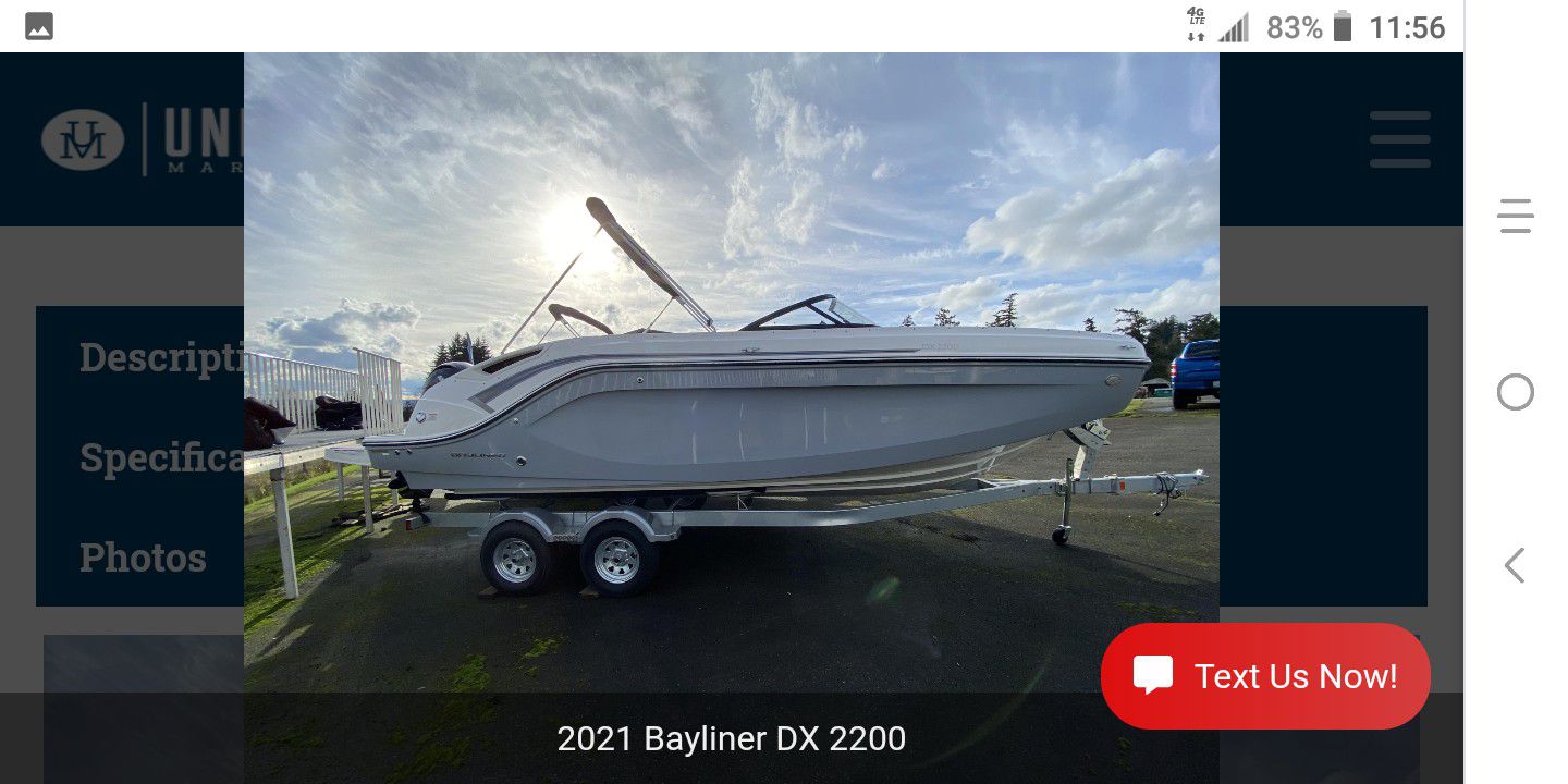 2021 Bayliner DX2200 Deck Boat