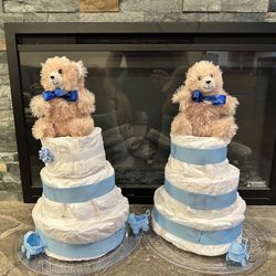 Diaper Cake Centerpiece