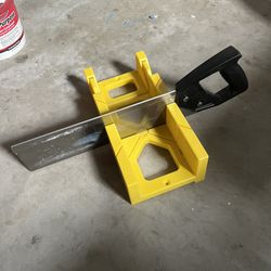 Miter Box With Saw
