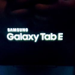  Samsung Galaxy Tab E Tablet With Logitech Keyboard and Charger