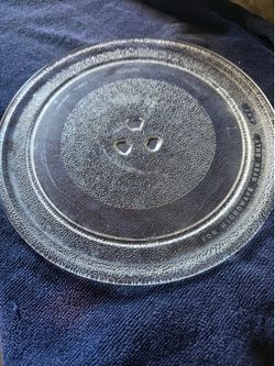 Plato para microwave mide 9 y 1/2 pulgadas