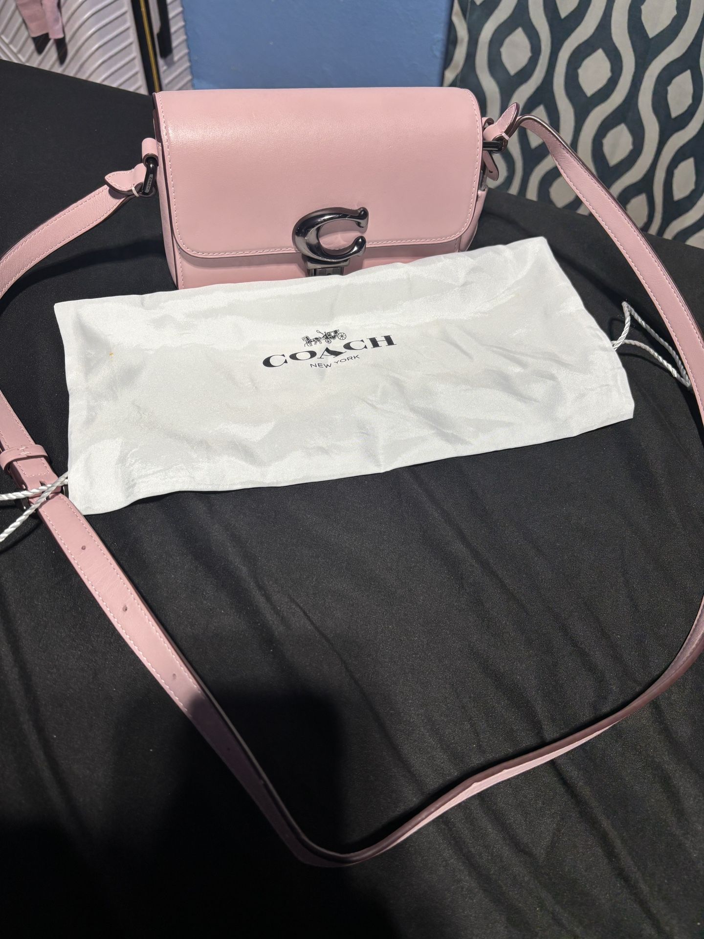 Pink Coach Studio Shoulder Bag ! 