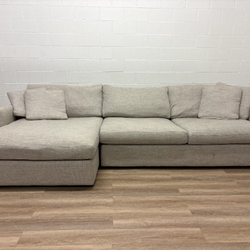 Lounge Deep 2-Piece Sectional Sofa with Chaise by Crate & Barrel – Delivery Available