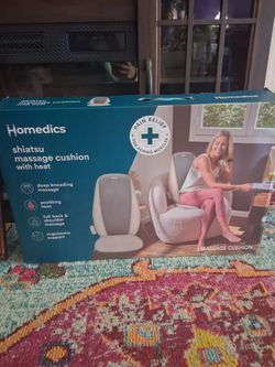 NEW IN BOX HoMedics Shiatsu Massage Cushion with Heat