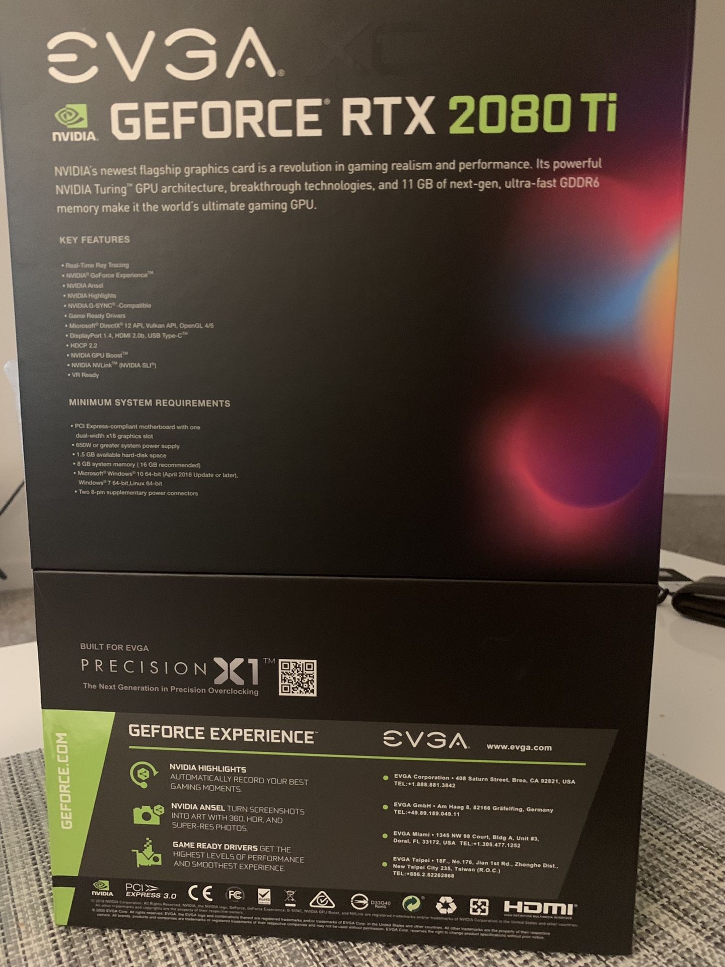 EVGA GPU RTX 2080 Ti 11G