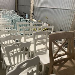 40 Dining Chairs Based On Availability.  I Also Have Tables.