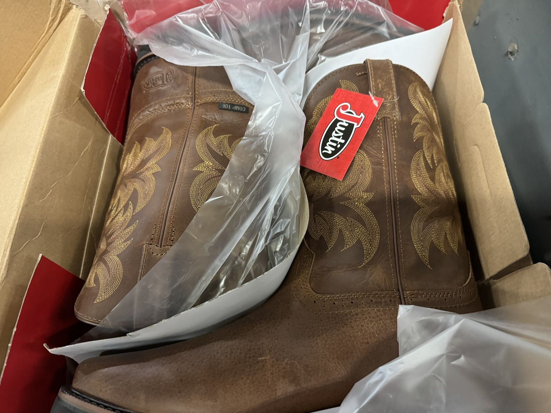 Justin Steel Toe Boots