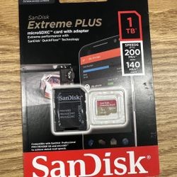 Sandisk Extreme Plus 1Tb Micro SD Card