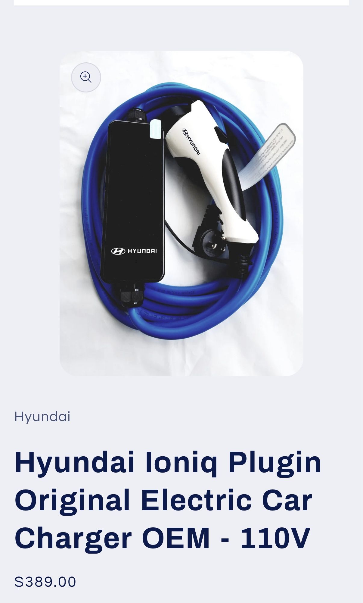 EV Charger Electric Charging Cable