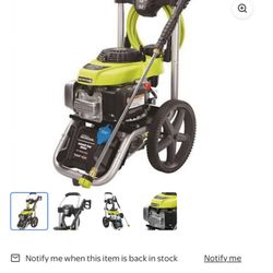 Ryobi RY803001 2.3GPM 3000 psi Honda Gas Pressure Washer