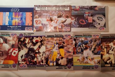 128 Pro Set Super Bowl Football Cards