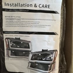 Chevy Front Headlights set