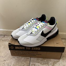 Nike Air Max Men's Pre-Day White Pure Platinum Volt Sneakers DZ4399-100 Size 11