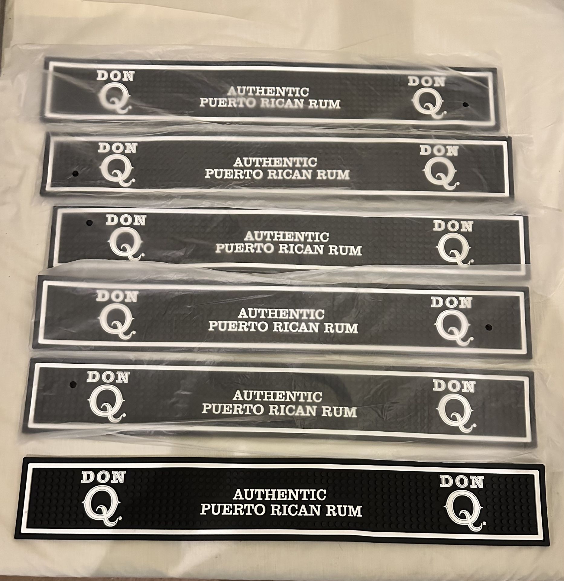 6 Don Q Bar Mats