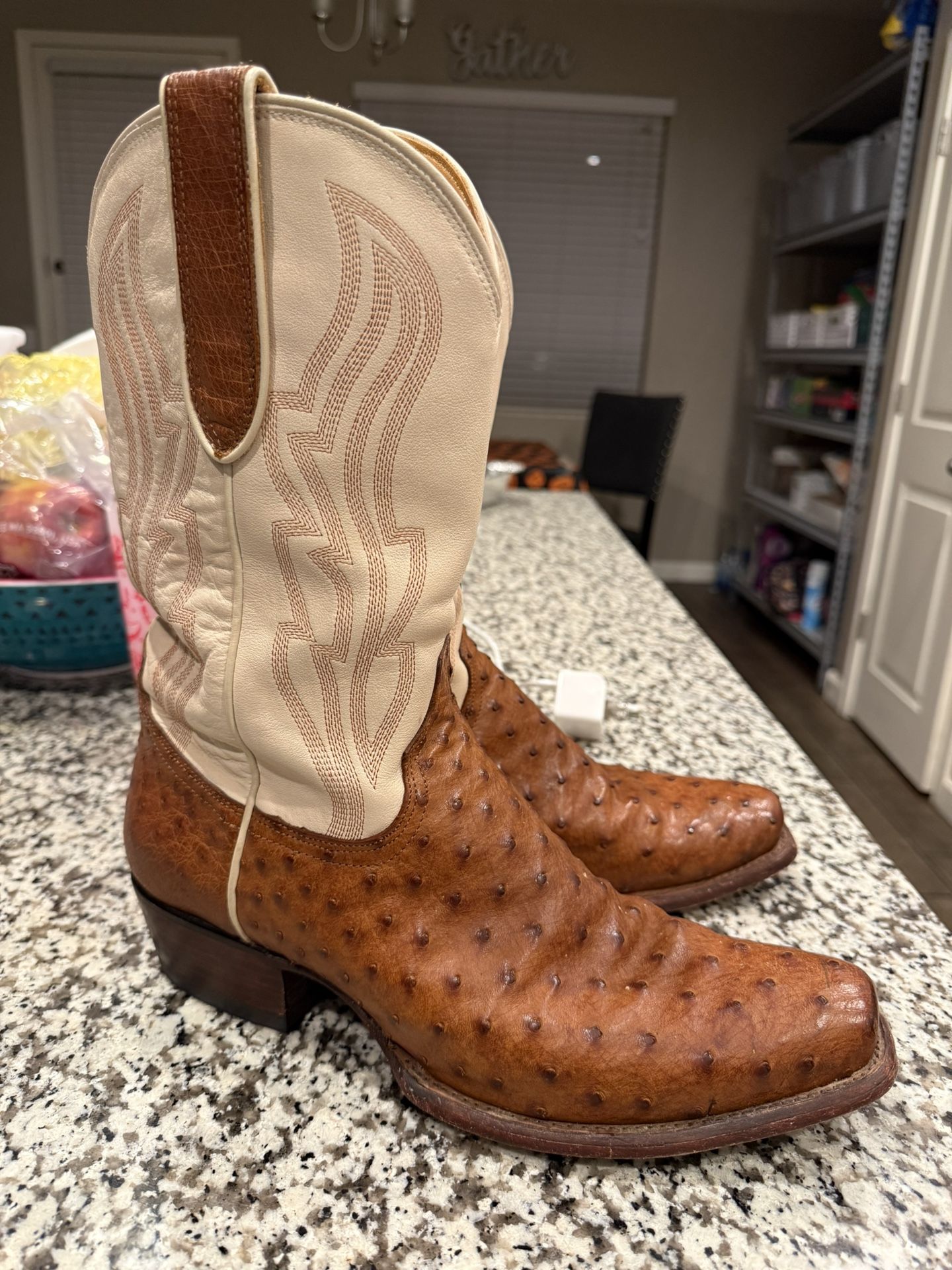 Tecova ostrich boots