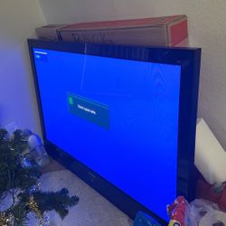 Black Samsung Tv  55”