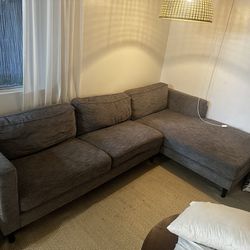 Grey Living Spaces Couch