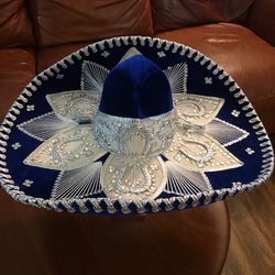 Large Mexican Sombrero Charro Hat - Large