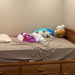 Twin Size Captains Bed