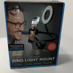 Smart Gear Hands Free Video Live Stream Ring Light Mount