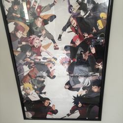 Naruto Framed Anime Poster 23x34 in – Wall Decor