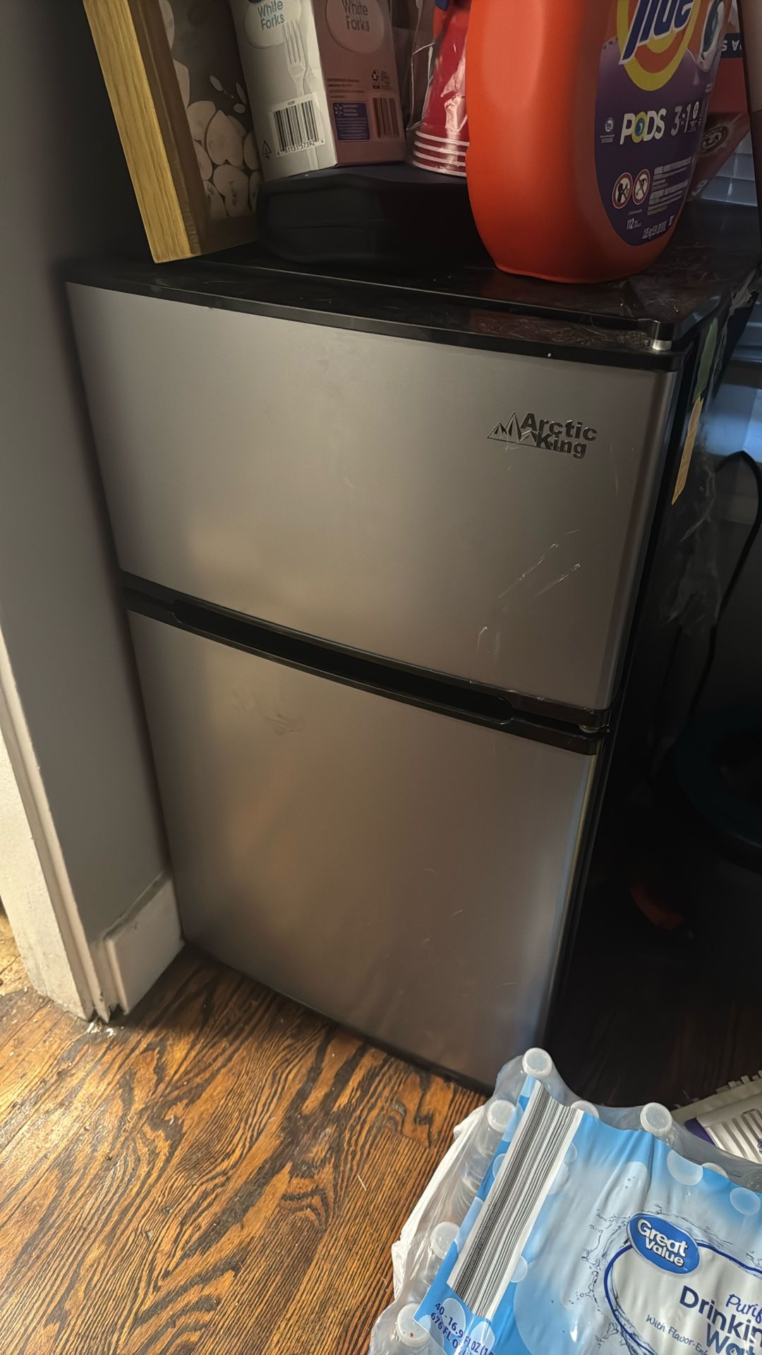 Mini Fridge Plus Freezer