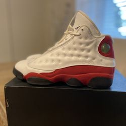 Air Jordan 13 Retro White True Red Black Size 7