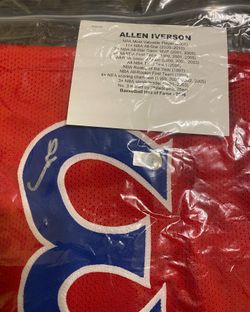Allen Iverson Autographed Jersey 