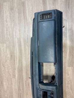 Truck Dashboard Panel Blue Plastic