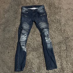 Black Jeans Brand Buckle 