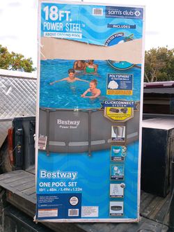 Best Way 18ft Power Steel Above Ground Pool