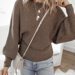 brown sweater 