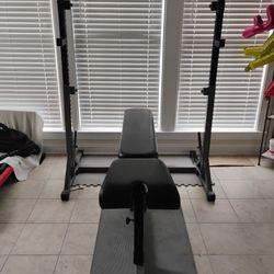 Squat And Bench Press Rack With Bench 
