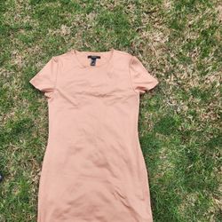Forever 21 Nude Brown Dress