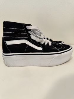 Vans SK8-Hi Platform Sneakers Women 6  Black White