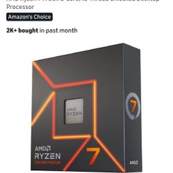 AMD Ryzen 7 7700X 8-Core, 16-Thread Unlocked Desktop Processor