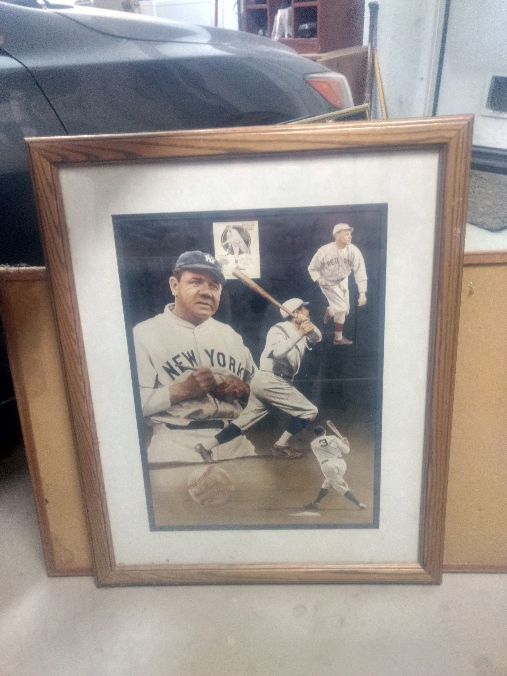 Babe Ruth Framed Poster Picture