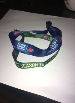 Chicago Cubs 2020 Convention Wristbands